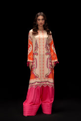 Blush Elegance (Silk Fabric)